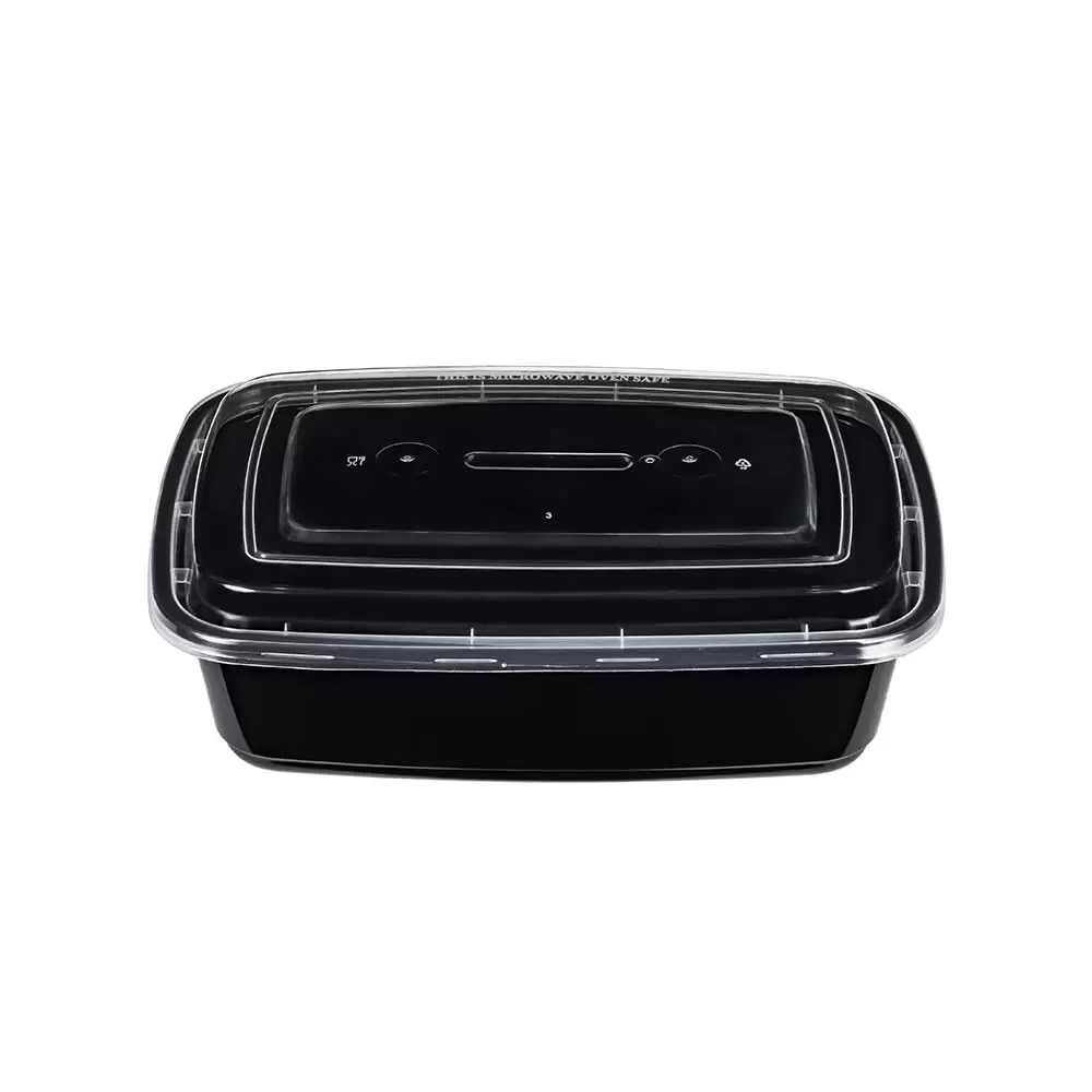 ظرف یکبار مصرف ماکروویوی هات دلیوری 1500 مستطیل